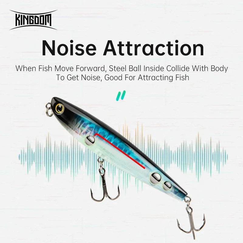 Kingdom Z Dog Topwater Pencil Lure - Fish & Cheaps | Fishing & Outdoor Gear