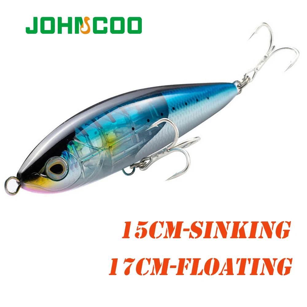 JOHNCOO Topwater Pencil Dog Walker Lure - Fish & Cheaps | Fishing & Outdoor Gear