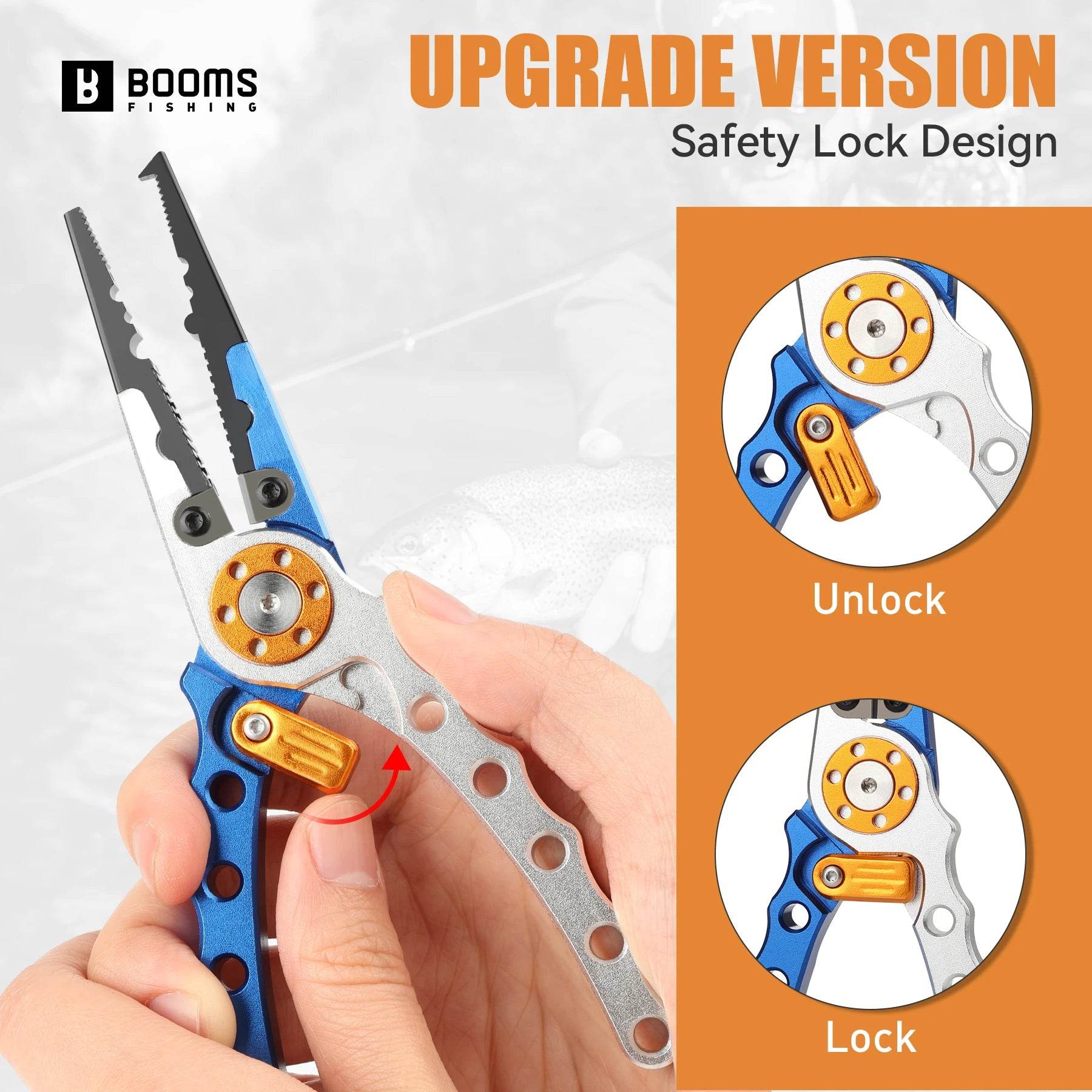 Booms X01 Saltwater Aluminium Fishing Pliers - Fish & Cheaps | Fishing & Outdoor Gear