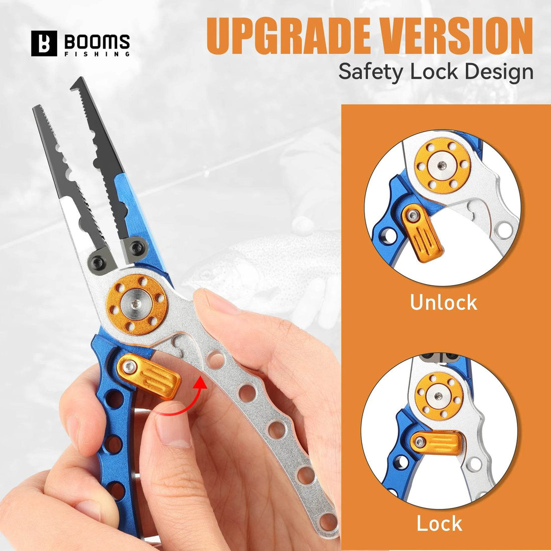 Booms X01 Saltwater Aluminium Fishing Pliers - Fish & Cheaps | Fishing & Outdoor Gear