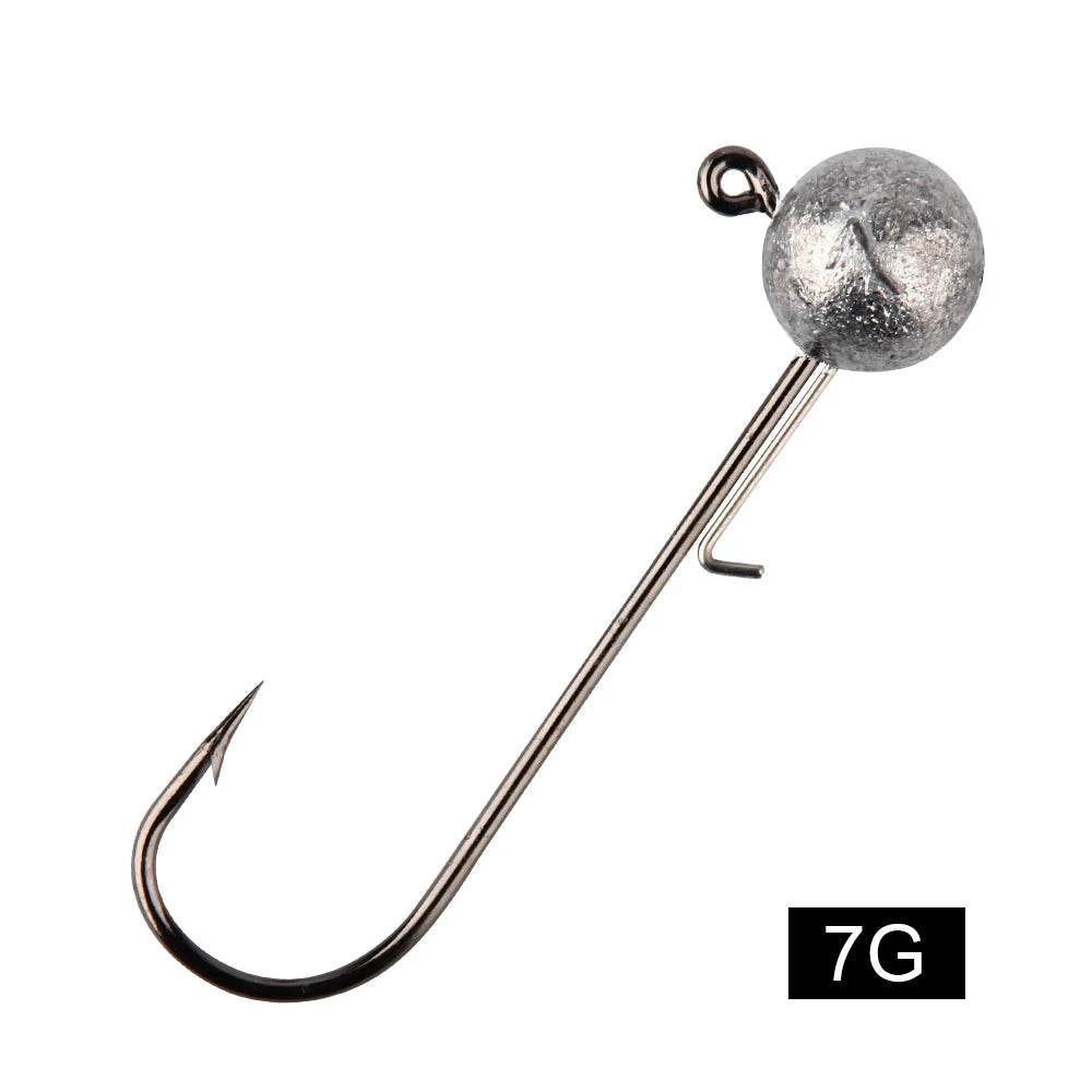 Spinpoler Long Shank Jig Heads – Swim Extra Long Hook - Fish & Cheaps | Fishing & Outdoor Gear