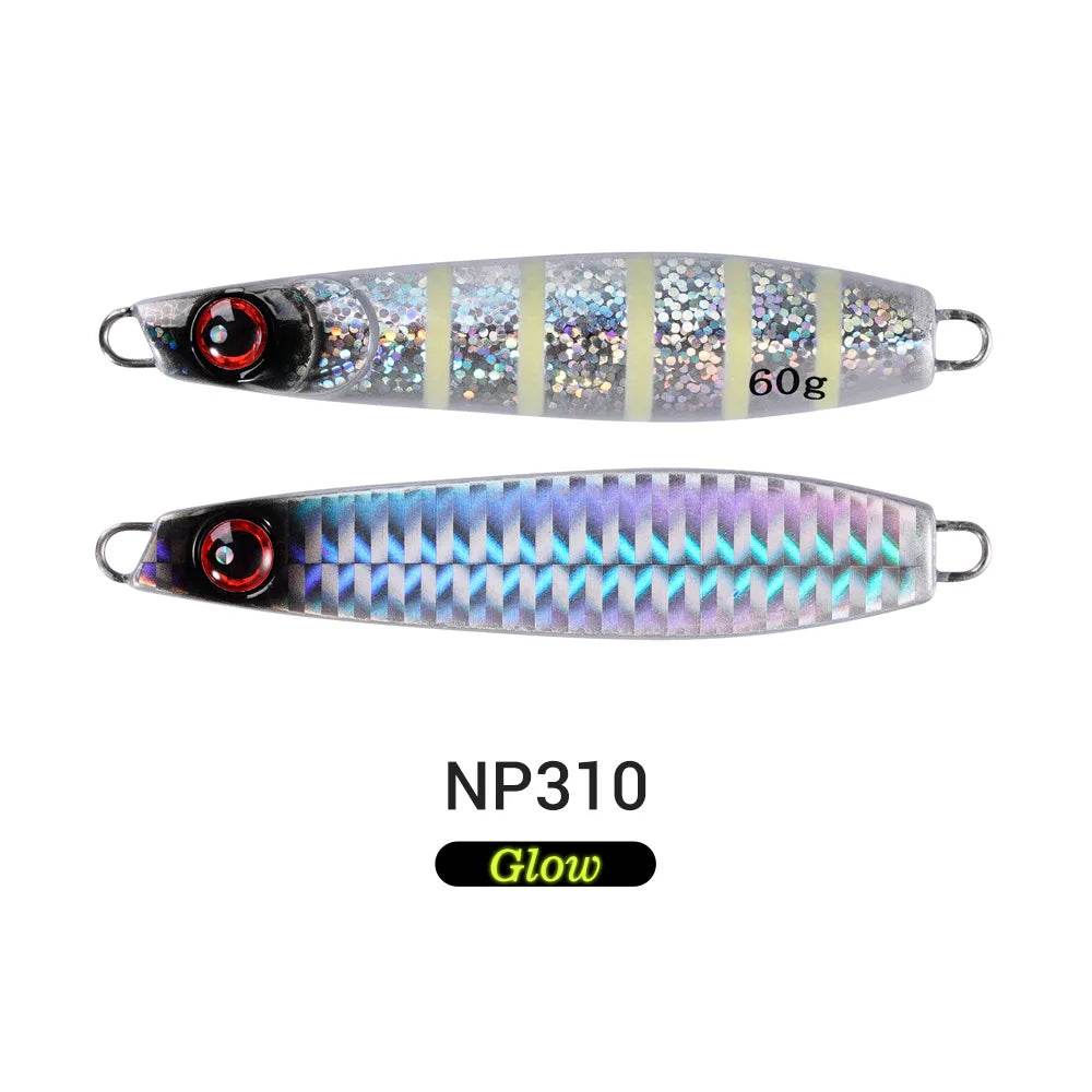 Noeby Metal Jig Lure 60g – Tail Spinner Jig - Fish & Cheaps | Fishing & Outdoor Gear