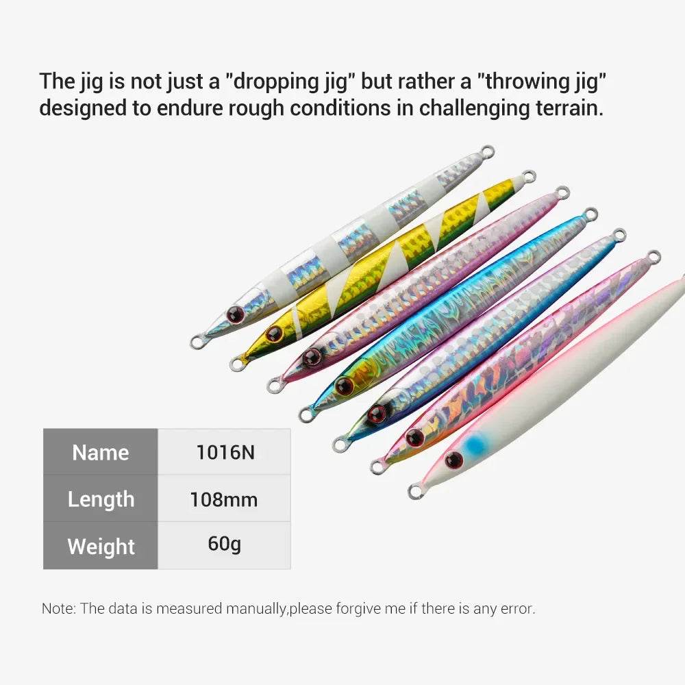 Noeby Metal Jig 60g – Long Casting Saltwater Lure - Fish & Cheaps | Fishing & Outdoor Gear