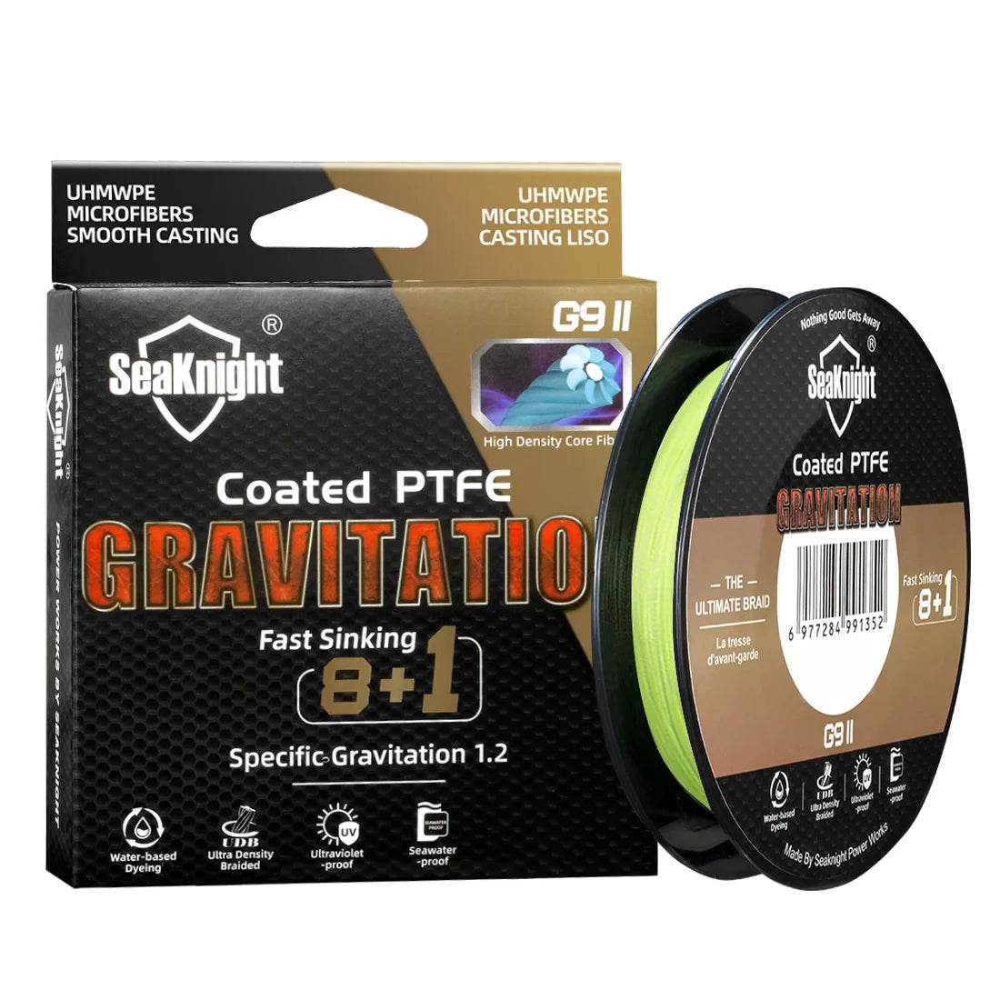 SeaKnight Gravitation G9 II Sinking Braided Line - Fish & Cheaps | Fishing & Outdoor Gear