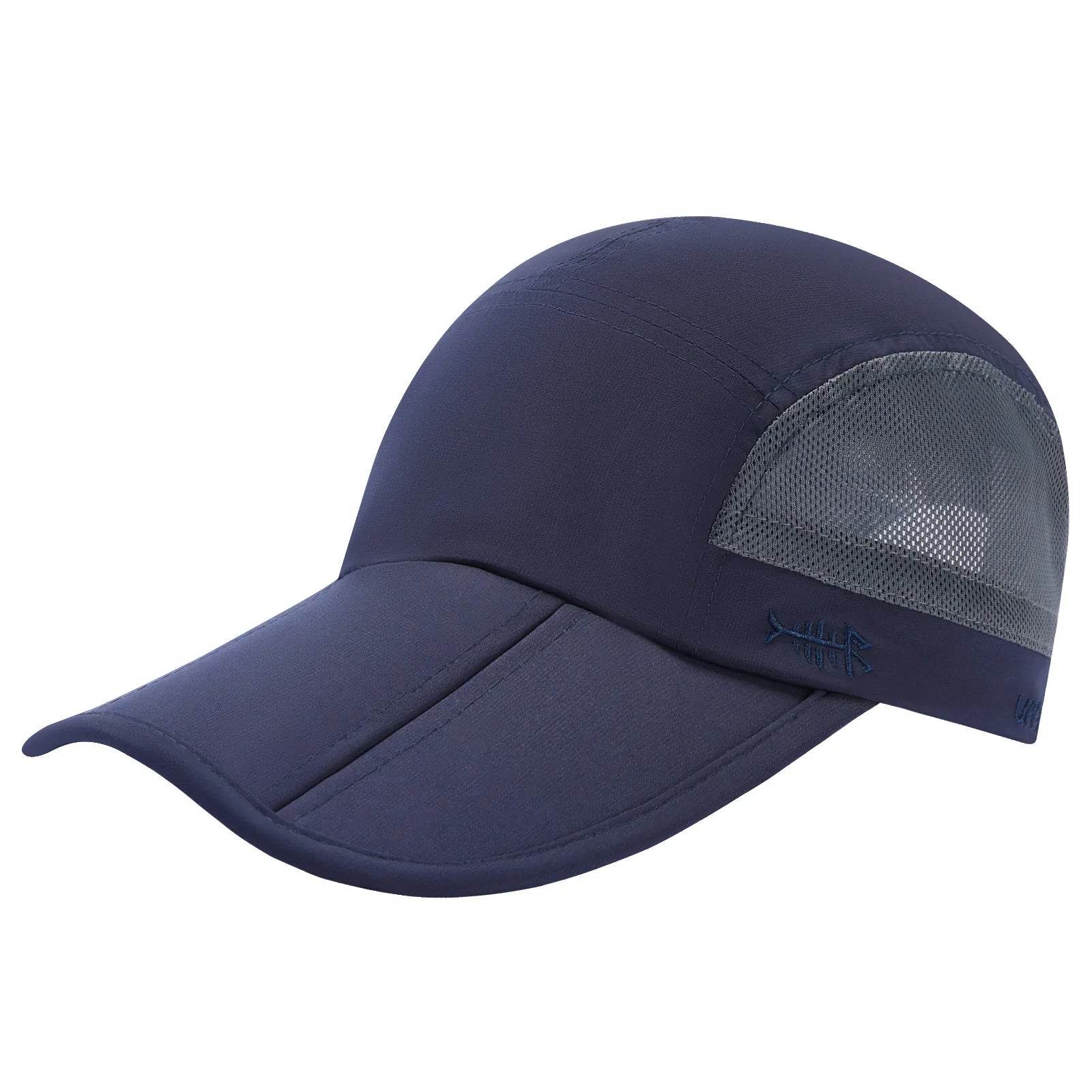 BASSDASH Folding Fishing Cap – UPF 50+ Sun Protection - Fish & Cheaps | Fishing & Outdoor Gear