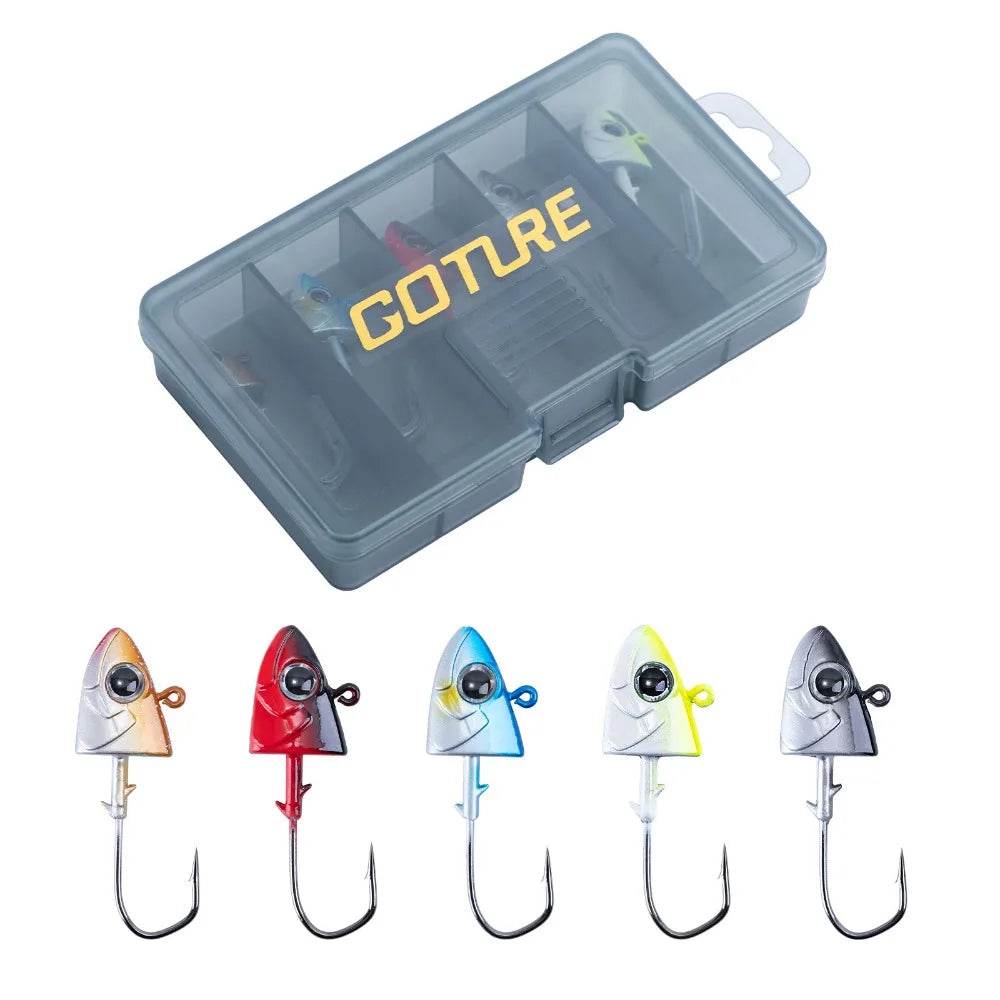 Goture Jig Head Fishing Hooks Set - Fish & Cheaps | Fishing & Outdoor Gear