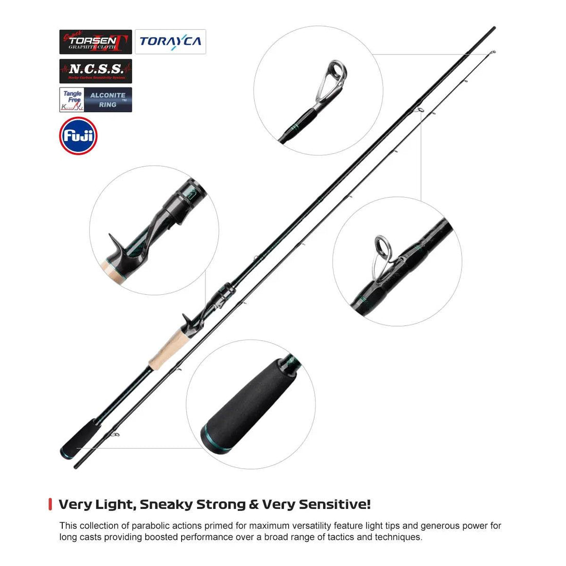 Noeby Sensitive Spinning Rod - Fish & Cheaps | Fishing & Outdoor Gear