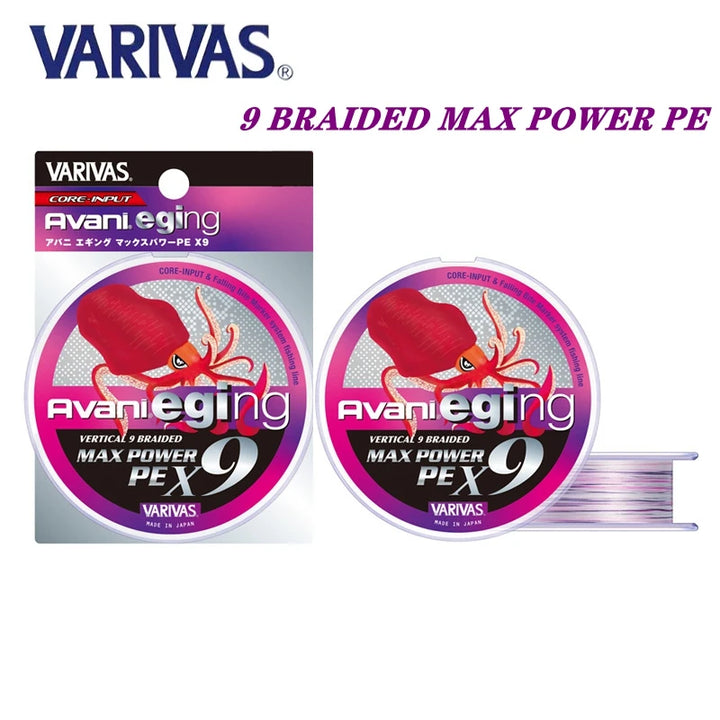 VARIVAS Avani Eging 9 Braided PE Line