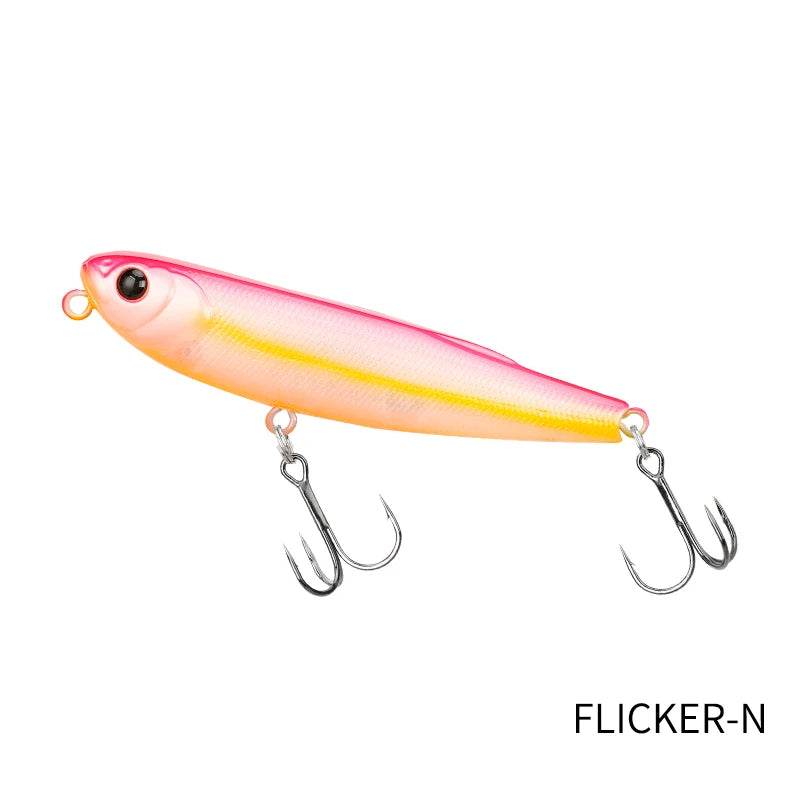 TSURINOYA FLICKER 70F Z Dog Topwater Walker - Fish & Cheaps | Fishing & Outdoor Gear