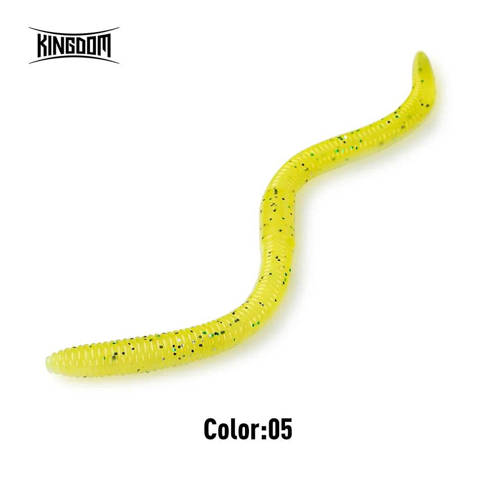 Kingdom Earthworm Soft Lure – Lifelike Precision Fishing Bait - Fish & Cheaps | Fishing & Outdoor Gear