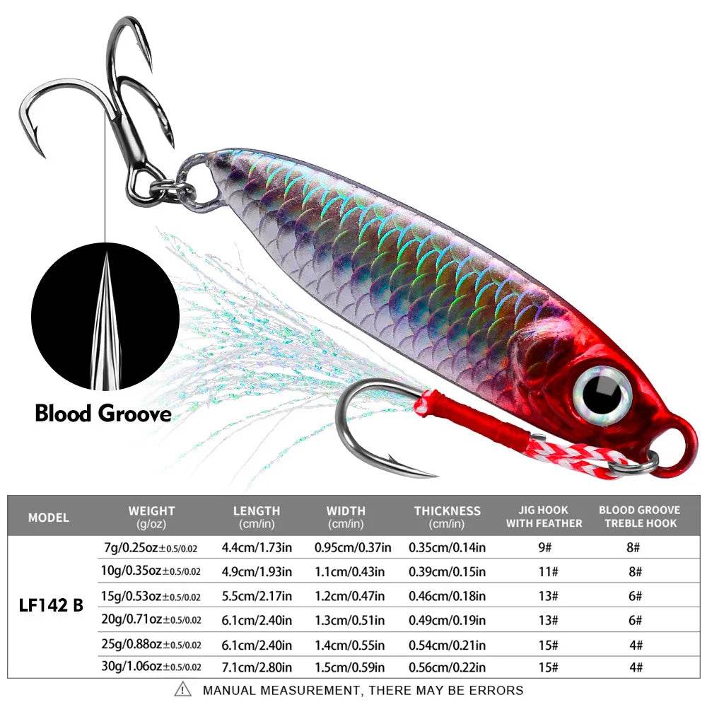 PROBEROS Long-Distance Luya Iron Plate Lure - Fish & Cheaps | Fishing & Outdoor Gear