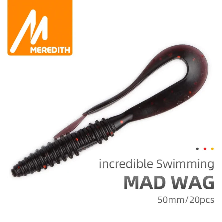 Meredith Mad Wag Mini 5cm Fishing Lures – Soft Baits Category