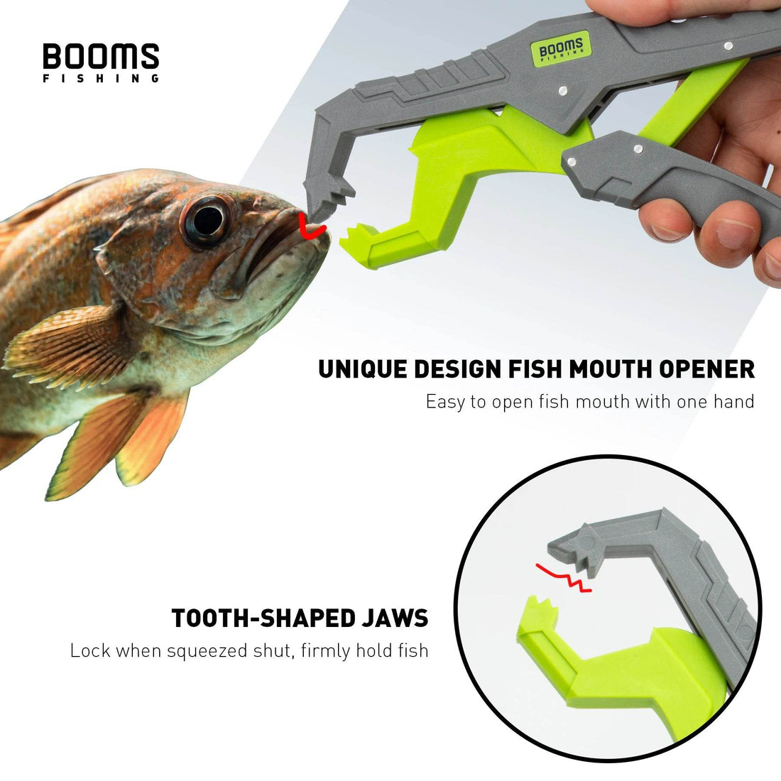 Booms G05 Glass Fibre Fish Gripper – Anti-Rust Safety Tool - Fish & Cheaps | Fishing & Outdoor Gear