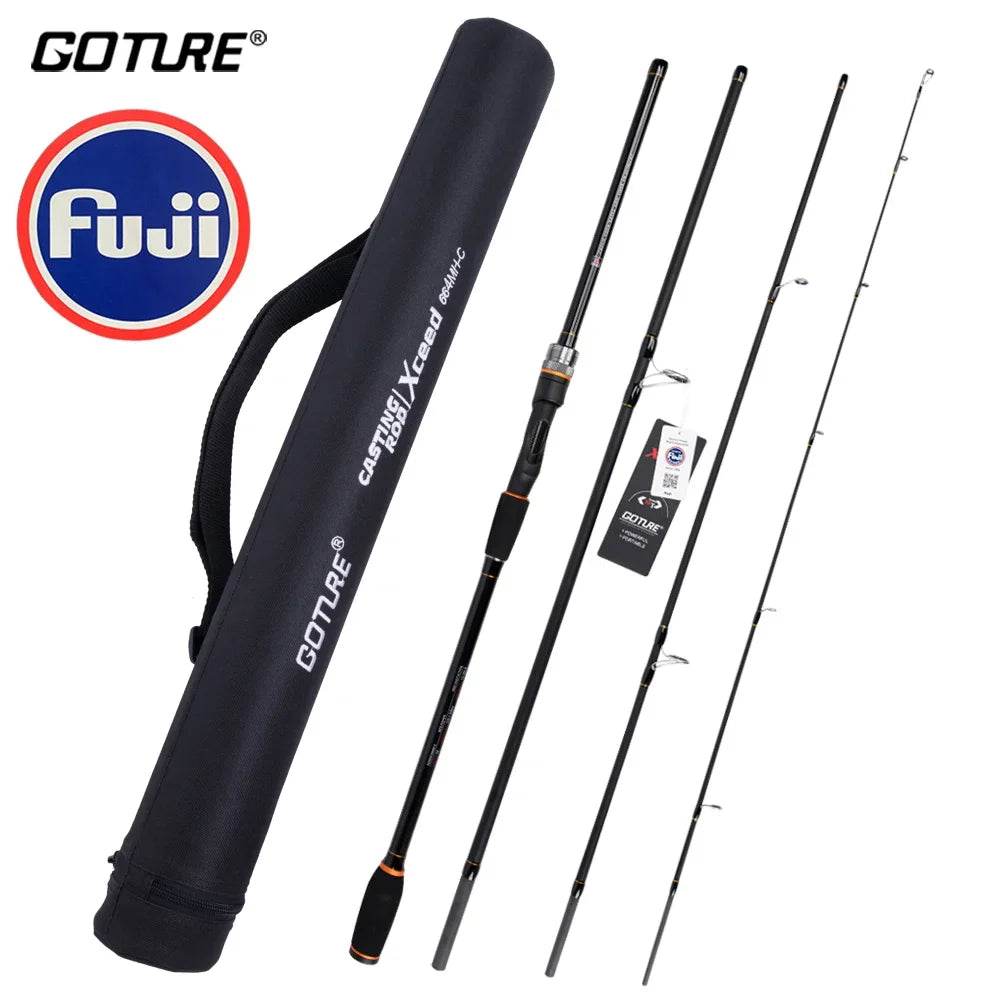Goture Xceed II Travel Rod – UltraLight 4-Piece Precision - Fish & Cheaps | Fishing & Outdoor Gear