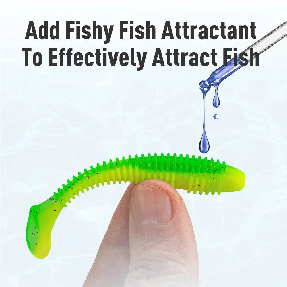 KINGDOM Screw Thread T-Tail Soft Lures - Fish & Cheaps | Fishing & Outdoor Gear