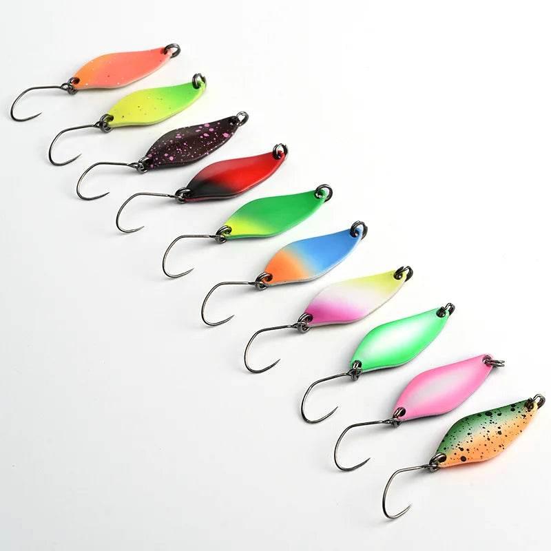 BLUX 2.4g Mini Metal Spoon – Colourful Stream Lure - Fish & Cheaps | Fishing & Outdoor Gear