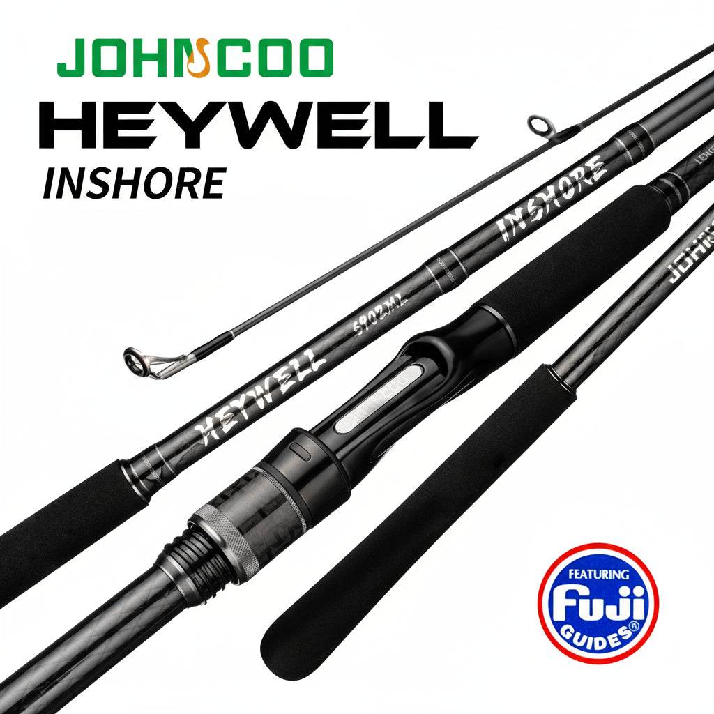 JOHNCOO Long Casting Carbon Fishing Rod - Fish & Cheaps | Fishing & Outdoor Gear