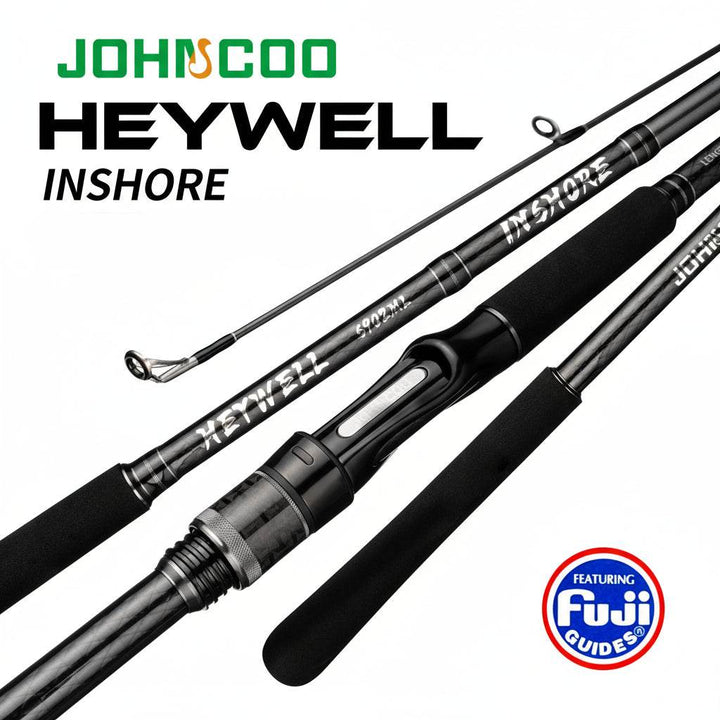 JOHNCOO Long Casting Carbon Fishing Rod - Fish & Cheaps | Fishing & Outdoor Gear