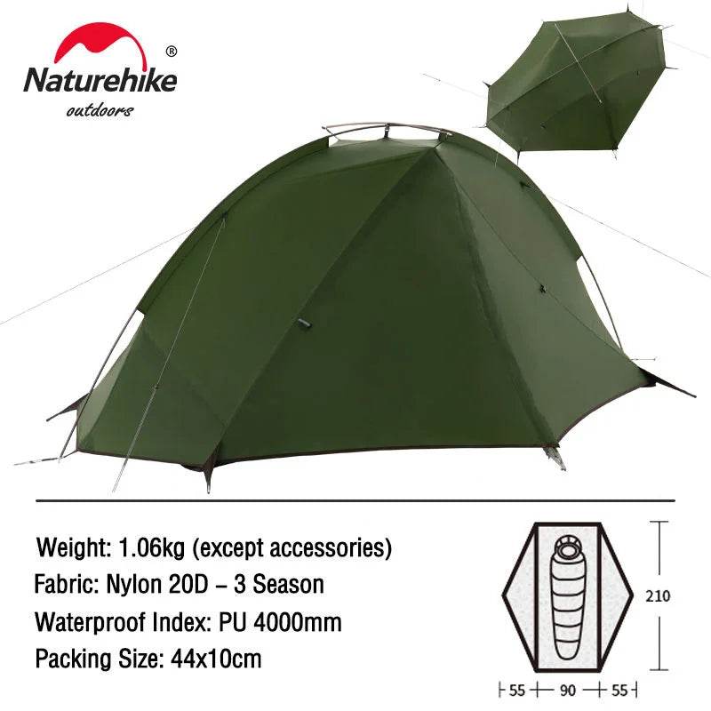 Naturehike Tagar Lightweight Dome Tent - Fish & Cheaps | Fishing & Outdoor Gear