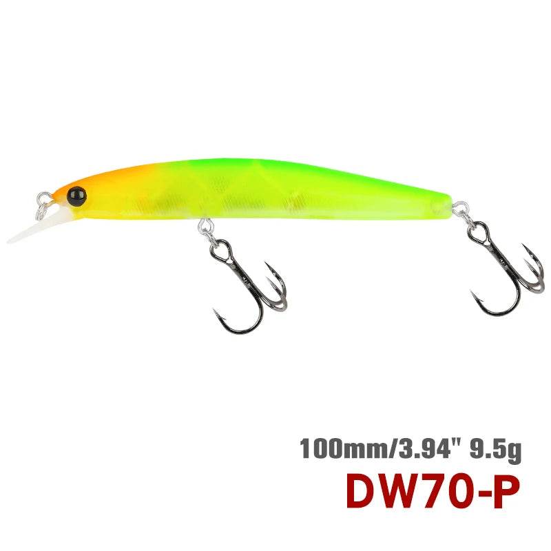 TSURINOYA 100SP Suspending Minnow – Precision Jerkbait - Fish & Cheaps | Fishing & Outdoor Gear