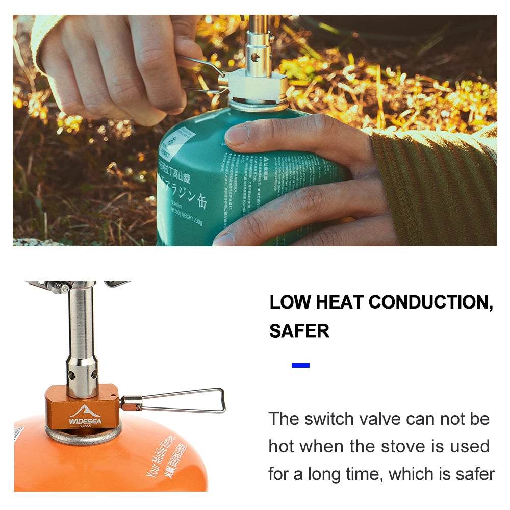 Widesea Pocket Gas Stove — Ultra-Light Outdoor Cooker - Fish & Cheaps | Fishing & Outdoor Gear