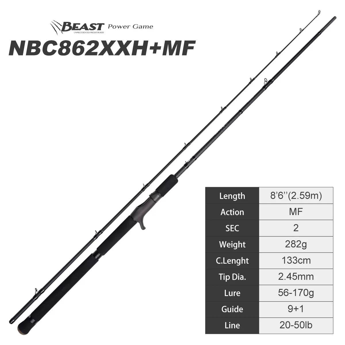 Noeby Beast Power Game Pike Rod - Fish & Cheaps | Fishing & Outdoor Gear