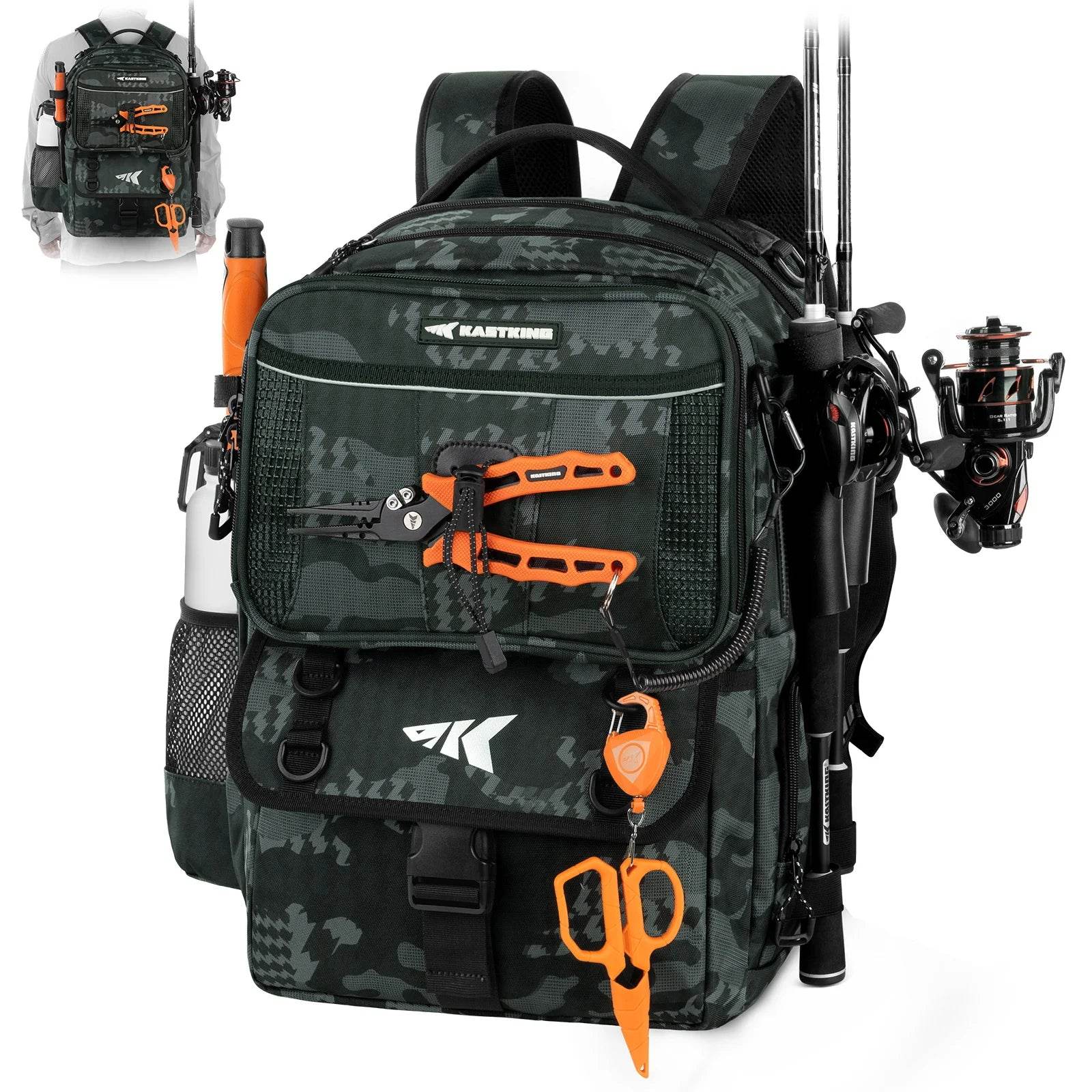 KastKing BaitSpace 50L Tackle Backpack - Fish & Cheaps | Fishing & Outdoor Gear