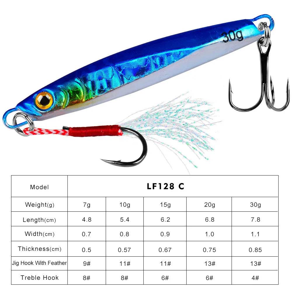 PROBEROS Japen Metal Cast Jig Spoon - Fish & Cheaps | Fishing & Outdoor Gear