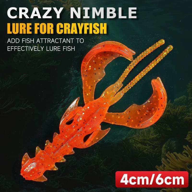 Supercontinent Crazy Lures Soft Plastic Shrimp & Lobster Set - Fish & Cheaps | Fishing & Outdoor Gear