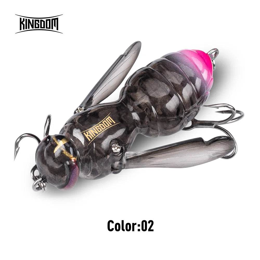 Kingdom Floating Wasp Bait – Ultra-Realistic Insect Lure - Fish & Cheaps | Fishing & Outdoor Gear