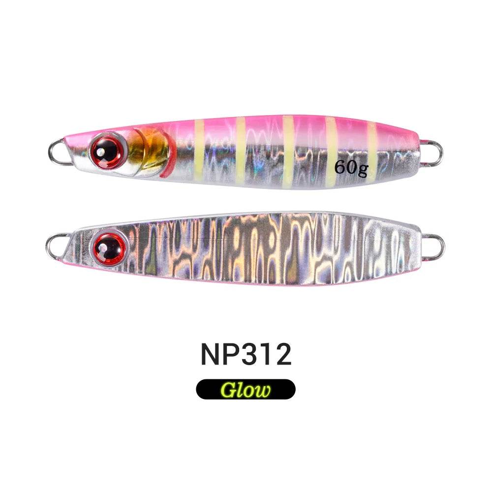 Noeby Metal Jig Lure 60g – Tail Spinner Jig - Fish & Cheaps | Fishing & Outdoor Gear