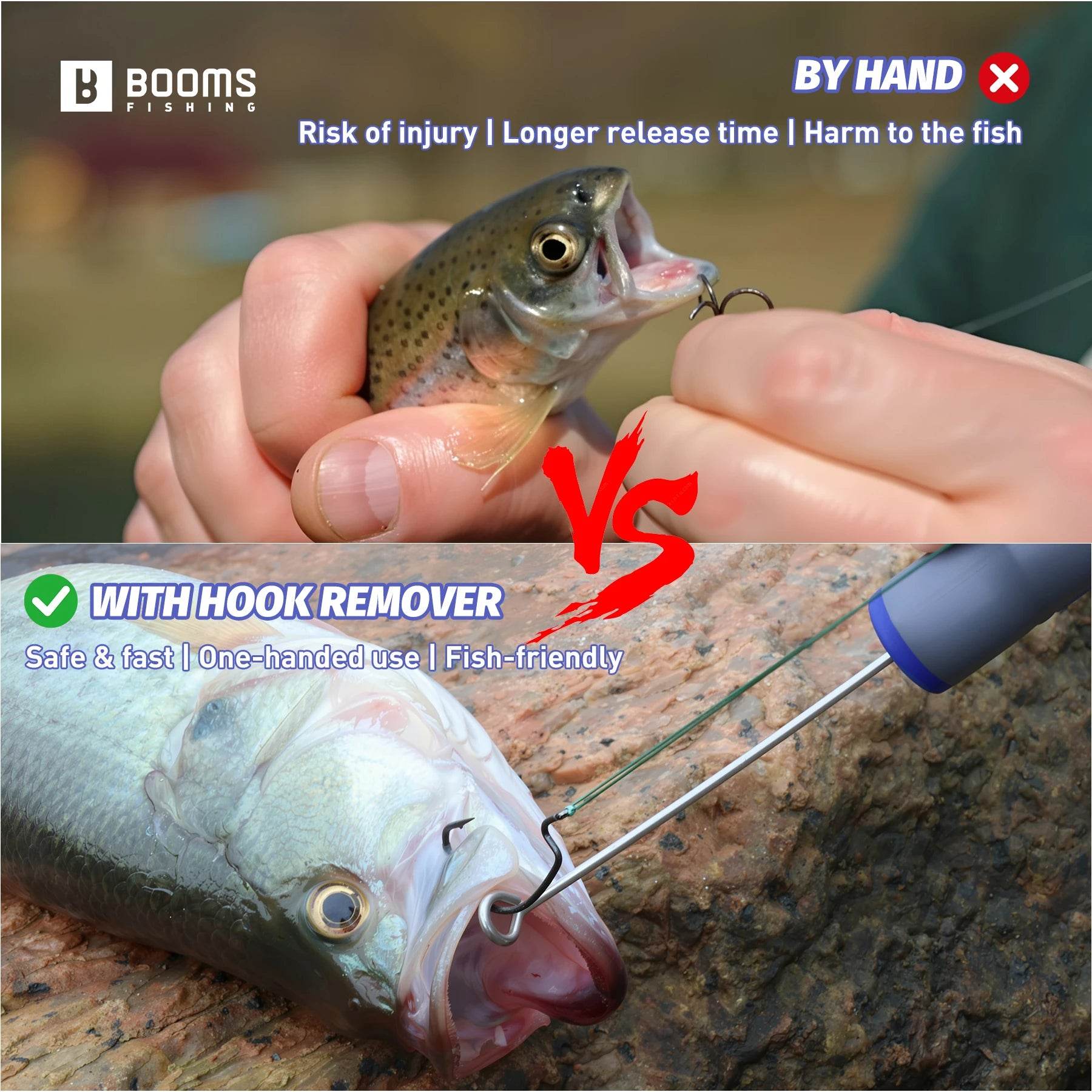 Booms Fishing XW21 Hook Remover – Twin Pack - Fish & Cheaps | Fishing & Outdoor Gear