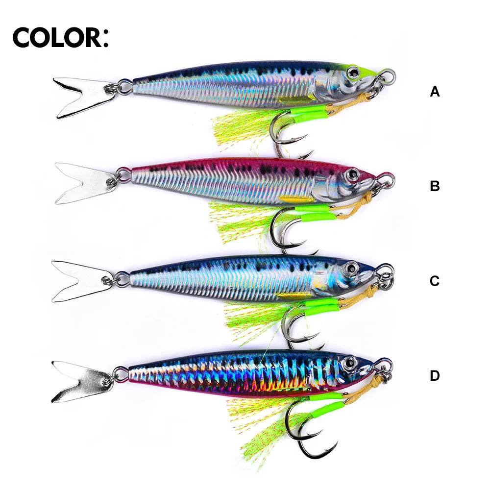 PROBEROS 3D Printed Lifelike Metal Jig - Fish & Cheaps | Fishing & Outdoor Gear