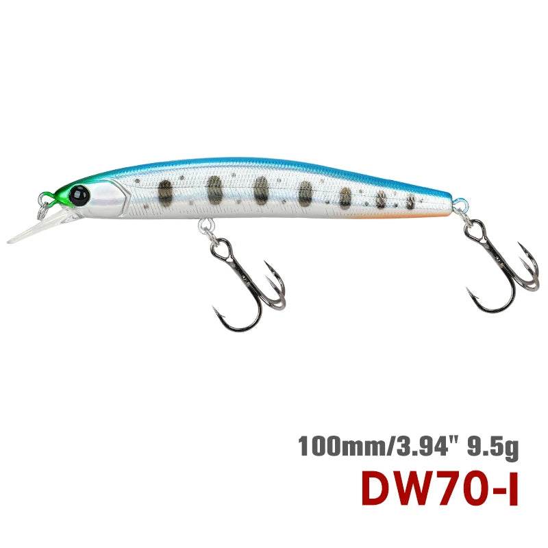 TSURINOYA 100SP Suspending Minnow – Precision Jerkbait - Fish & Cheaps | Fishing & Outdoor Gear