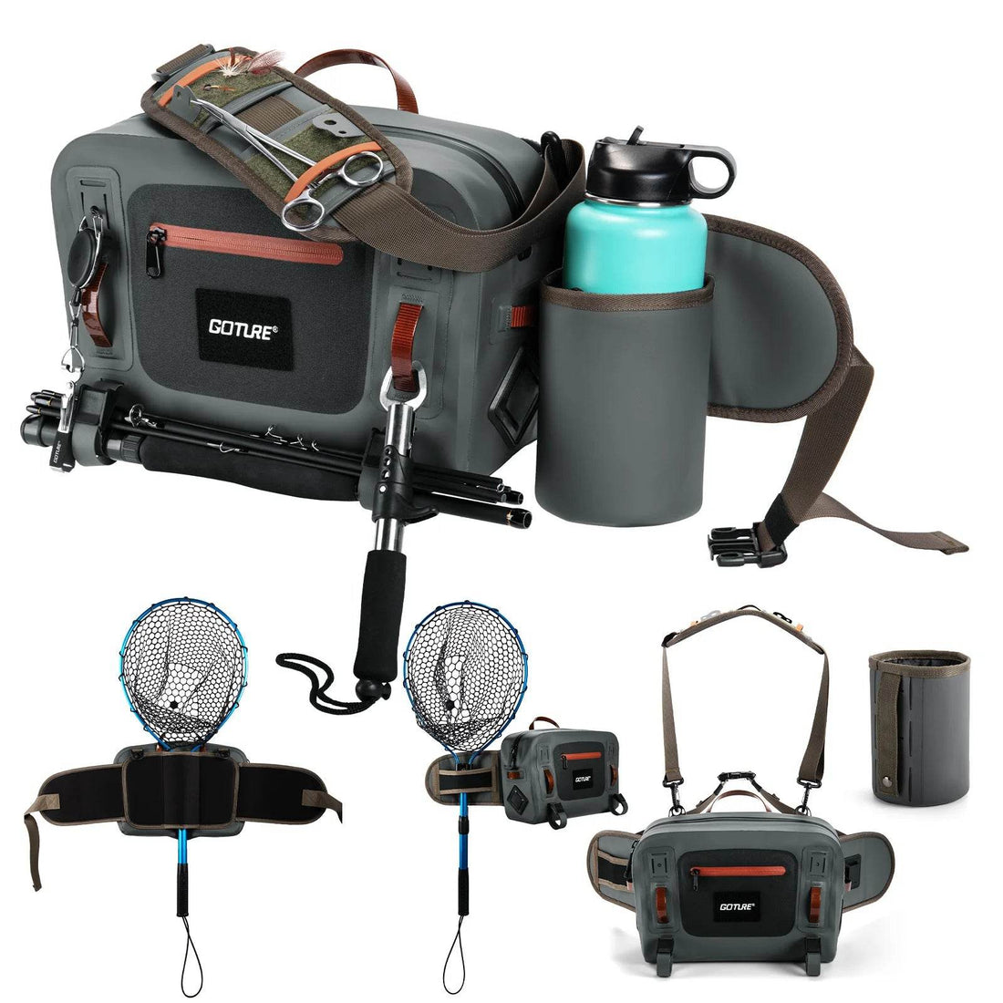 Goture Ultra Light Waterproof Fly Fishing Waist Bag - Fish & Cheaps | Fishing & Outdoor Gear