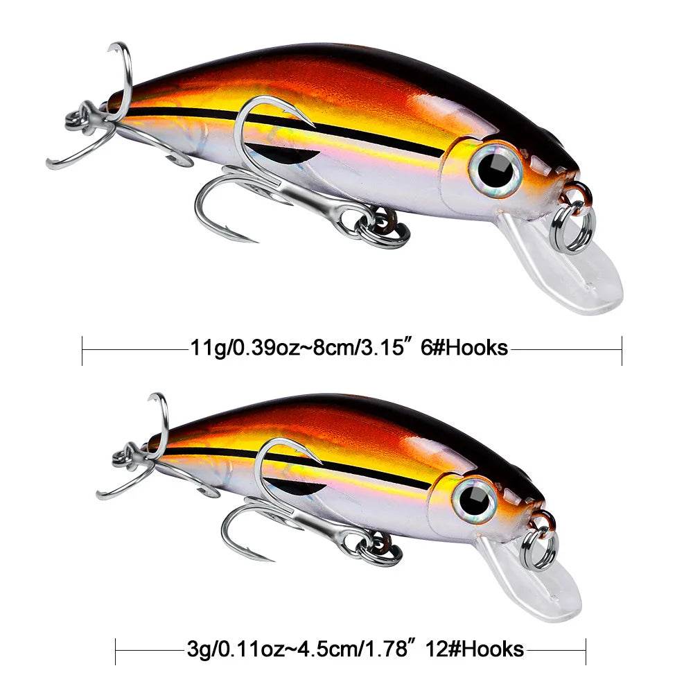 PROBEROS Sinking Minnow 80mm – Lifelike Crankbait Action - Fish & Cheaps | Fishing & Outdoor Gear