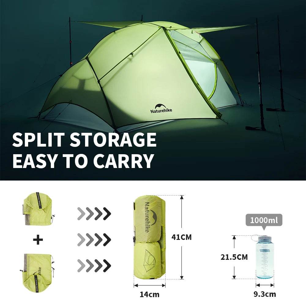 Naturehike Star River EXT 2P Ultralight Hiking Tent - Fish & Cheaps | Fishing & Outdoor Gear