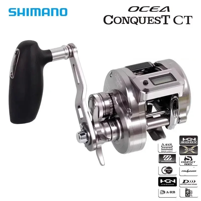 Shimano Ocea Conquest CT Digital Drum Reel - Fish & Cheaps | Fishing & Outdoor Gear
