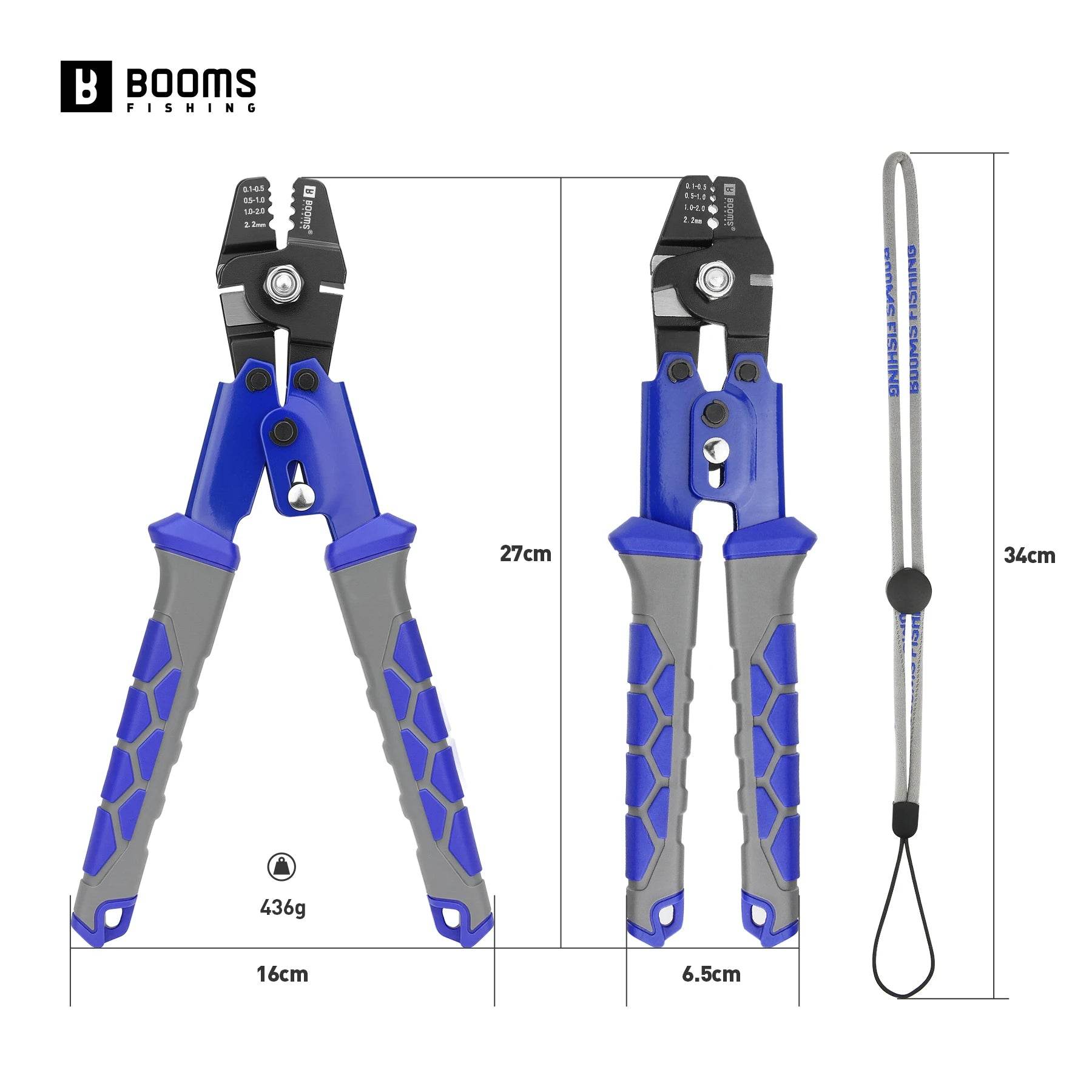 Booms Fishing XW40 Crimping Pliers - Fish & Cheaps | Fishing & Outdoor Gear