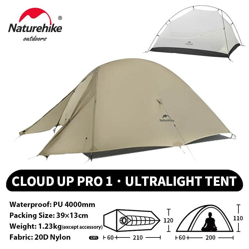 Naturehike Cloud Up 1 Ultralight Tent - Fish & Cheaps | Fishing & Outdoor Gear
