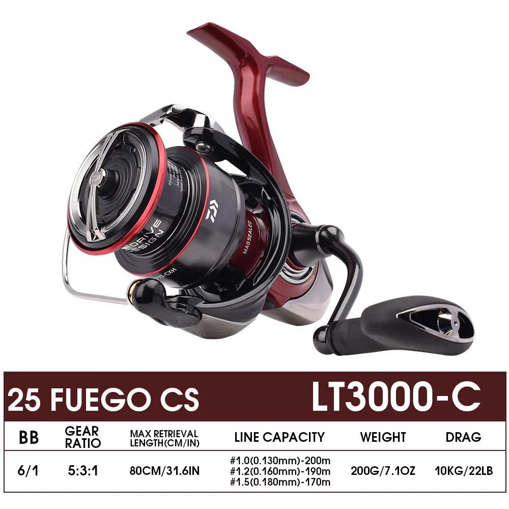 Daiwa Fuego CS LT 2025 Fishing Spinning Reel