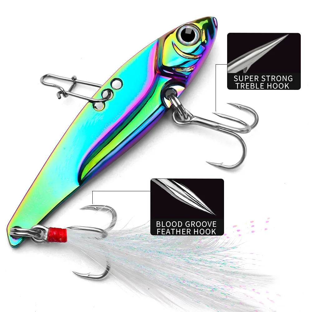 PROBEROS VIB 3D Eyes Spinner Lure - Fish & Cheaps | Fishing & Outdoor Gear