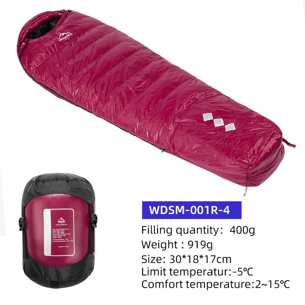 Widesea Ultralight Duck Down Winter Sleeping Bag - Fish & Cheaps | Fishing & Outdoor Gear