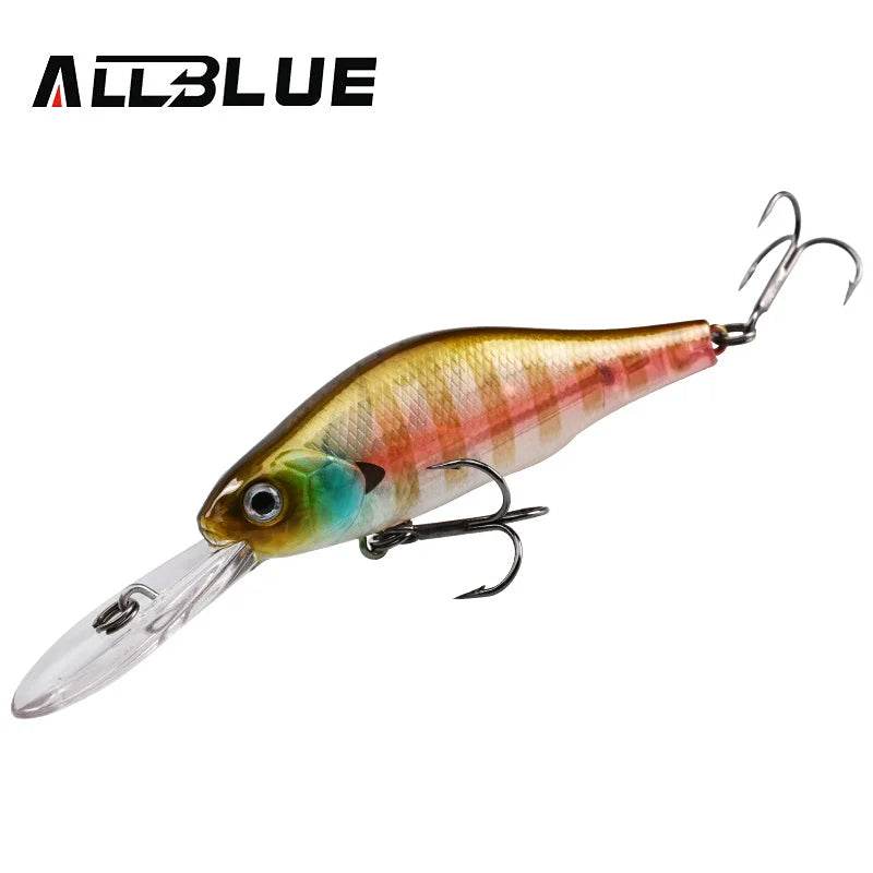 ALLBLUE HUNCH 70SP DR: Pro Suspended Minnow Lure - Fish & Cheaps | Fishing & Outdoor Gear