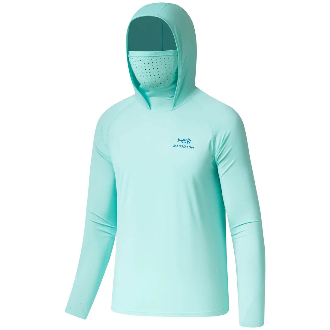 BASSDASH Youth UPF 50+ Hooded Shirt with Mask - Fish & Cheaps | Fishing & Outdoor Gear