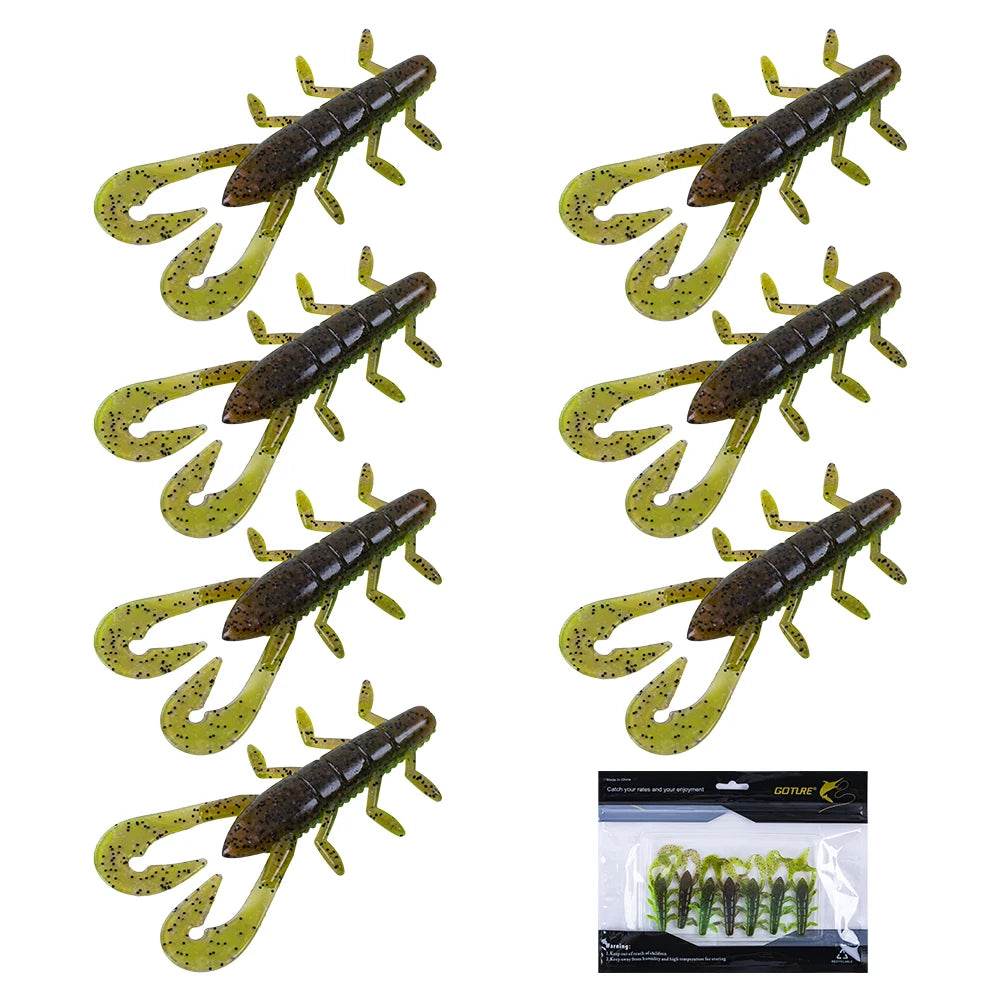 Goture 65mm Soft Bait Lure Set - Fish & Cheaps | Fishing & Outdoor Gear