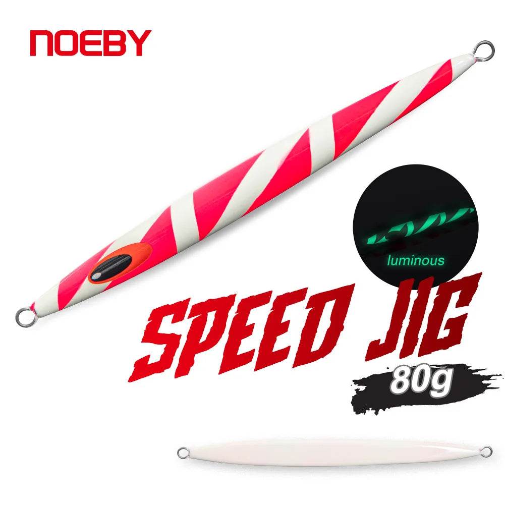 NOEBY 80g Metal Jig – High-Speed Deep Jigging Lure - Fish & Cheaps | Fishing & Outdoor Gear