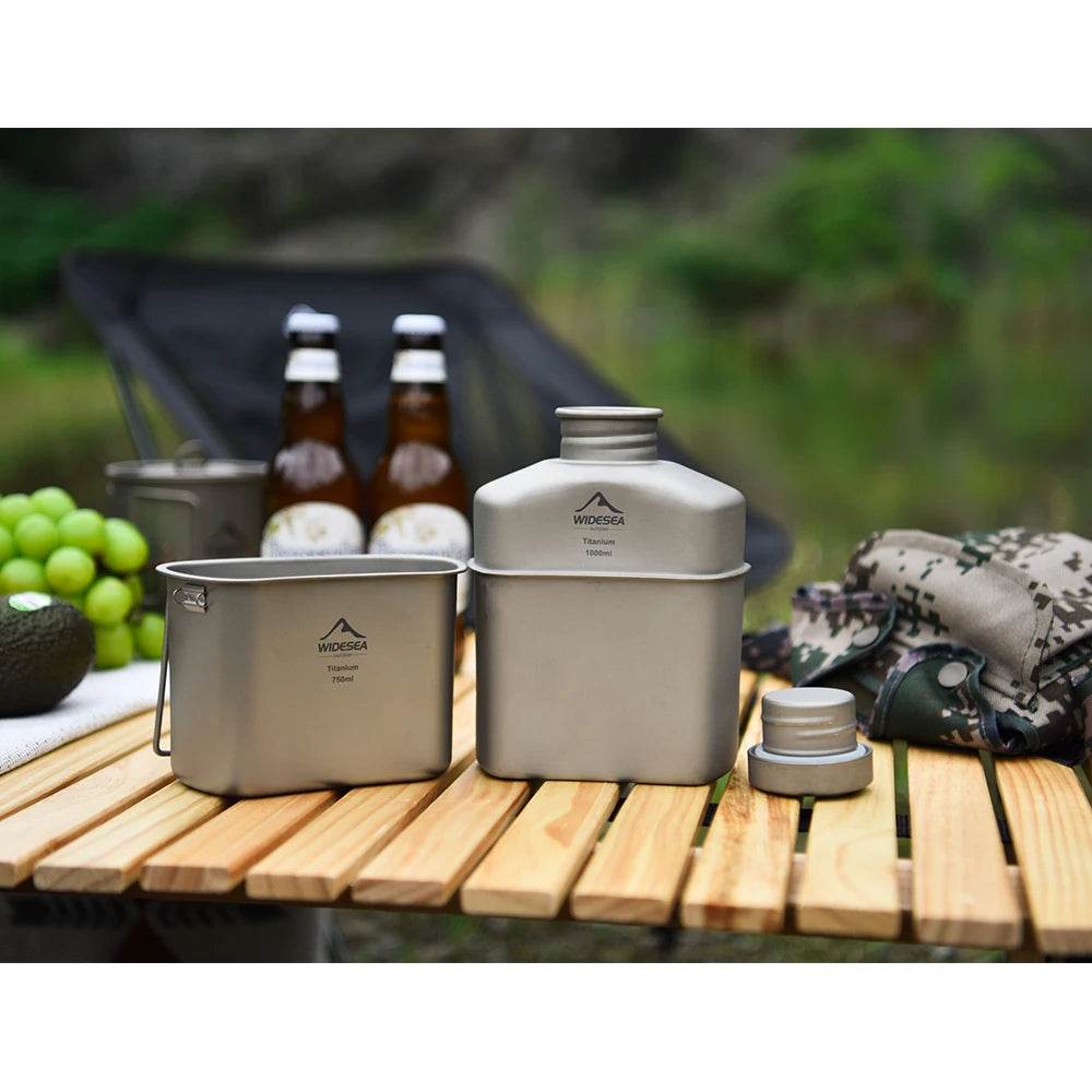Widesea Titanium Lunch Box & Cookware Set - Fish & Cheaps | Fishing & Outdoor Gear