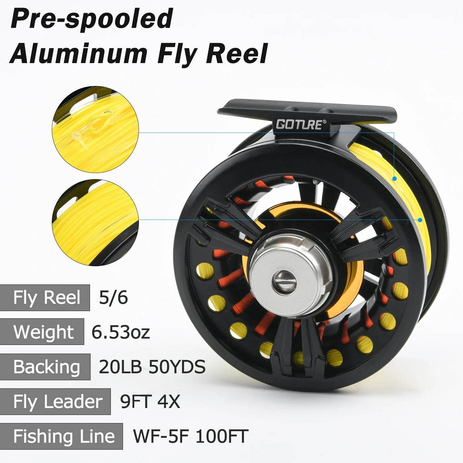 Goture 2.7M Fly Fishing Rod & Reel Combo - Fish & Cheaps | Fishing & Outdoor Gear