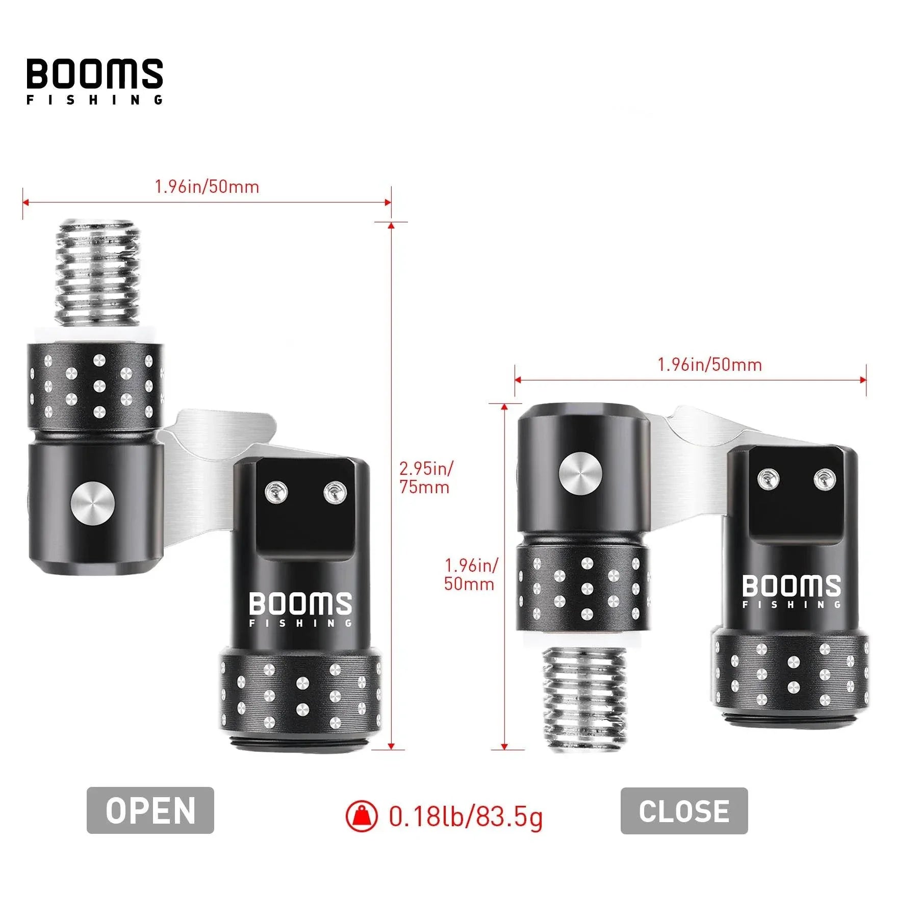 Booms Fishing TM1 Net Rod Connector – Universal Adapter - Fish & Cheaps | Fishing & Outdoor Gear